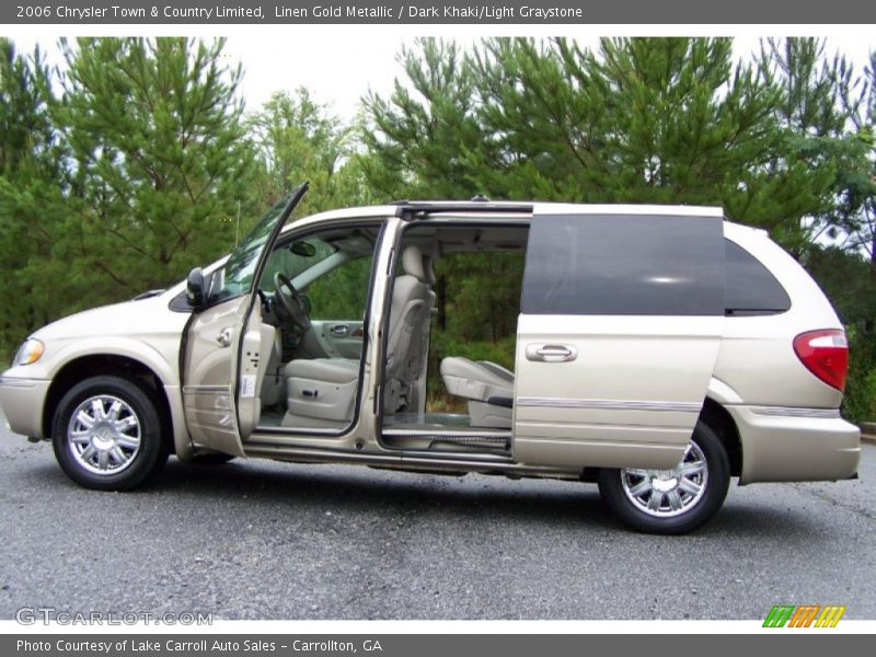 Linen Gold Metallic / Dark Khaki/Light Graystone 2006 Chrysler Town & Country Limited