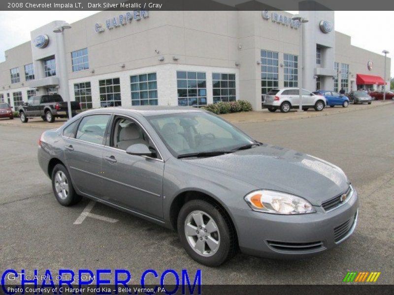 Dark Silver Metallic / Gray 2008 Chevrolet Impala LT