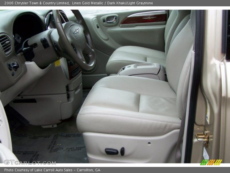 Linen Gold Metallic / Dark Khaki/Light Graystone 2006 Chrysler Town & Country Limited