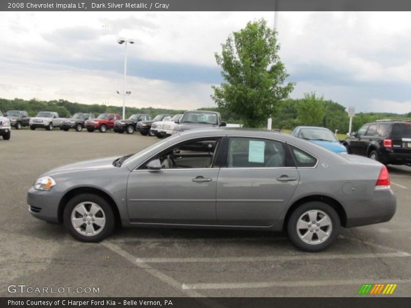 Dark Silver Metallic / Gray 2008 Chevrolet Impala LT