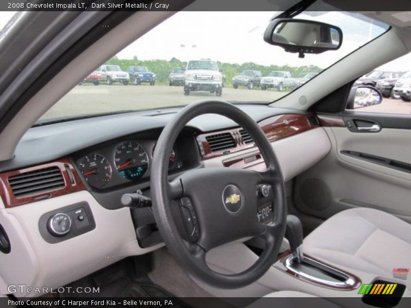 Dark Silver Metallic / Gray 2008 Chevrolet Impala LT