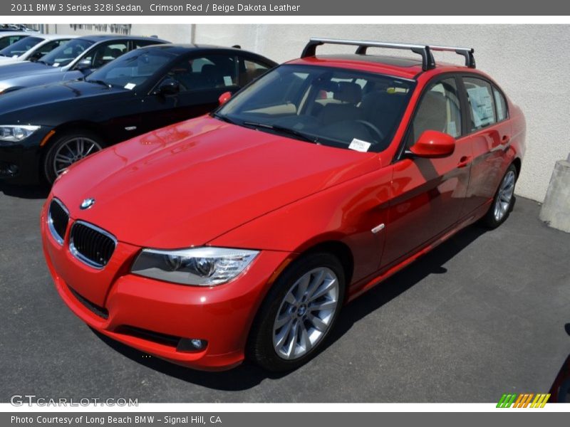Front 3/4 View of 2011 3 Series 328i Sedan