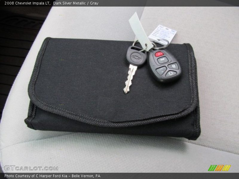 Dark Silver Metallic / Gray 2008 Chevrolet Impala LT