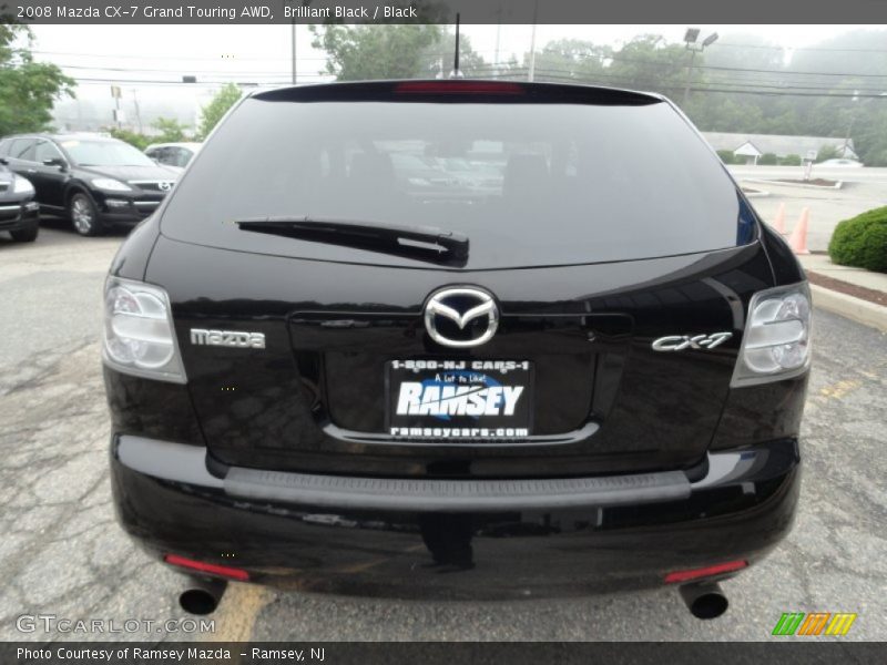 Brilliant Black / Black 2008 Mazda CX-7 Grand Touring AWD