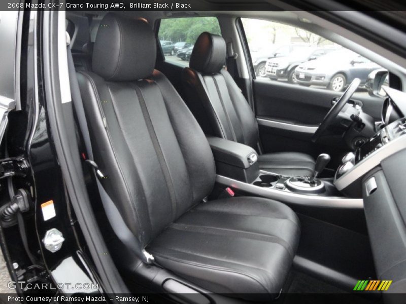 Brilliant Black / Black 2008 Mazda CX-7 Grand Touring AWD