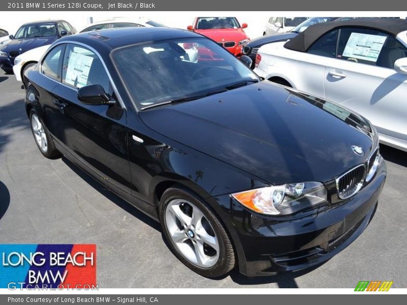Jet Black / Black 2011 BMW 1 Series 128i Coupe