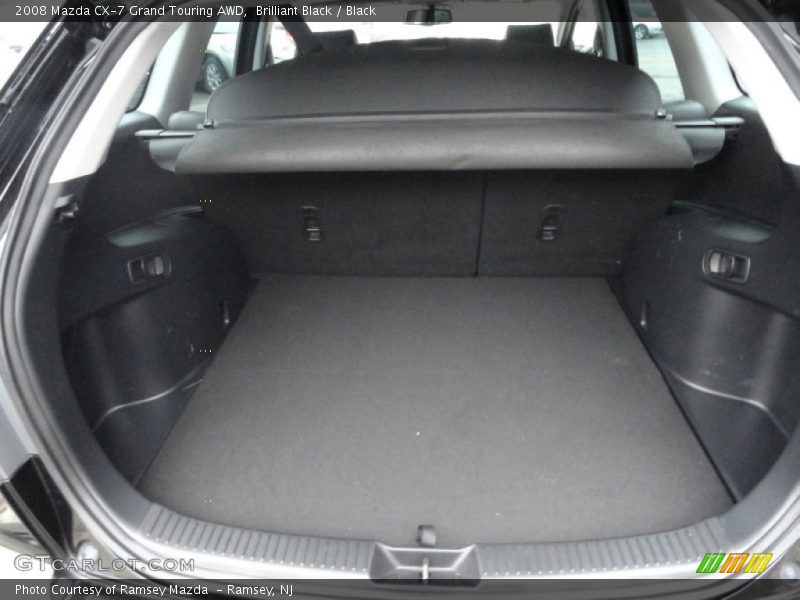 Brilliant Black / Black 2008 Mazda CX-7 Grand Touring AWD