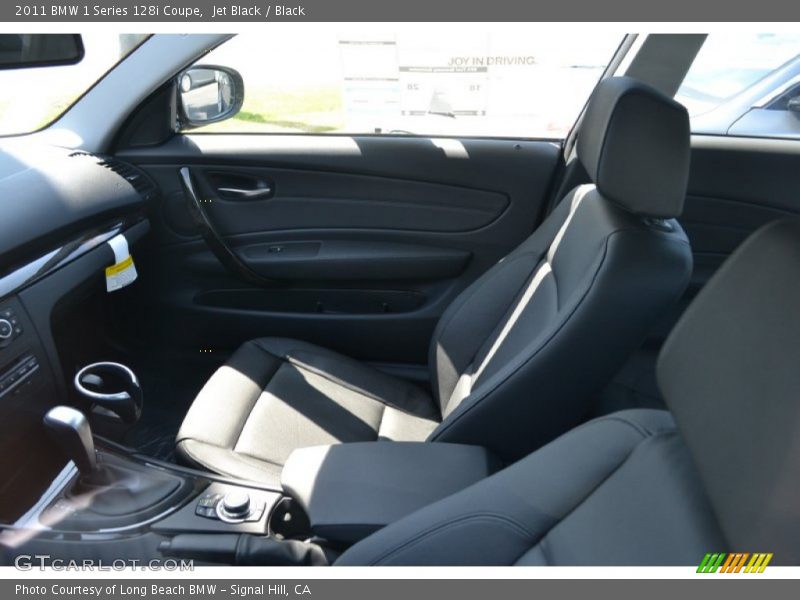Jet Black / Black 2011 BMW 1 Series 128i Coupe