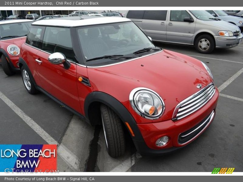 Chili Red / Carbon Black 2011 Mini Cooper Hardtop