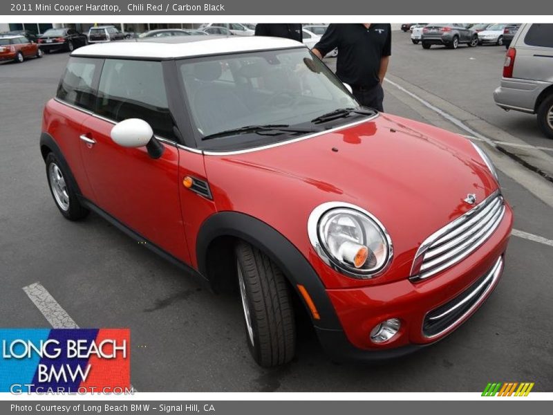 Chili Red / Carbon Black 2011 Mini Cooper Hardtop