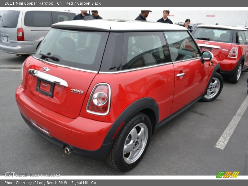 Chili Red / Carbon Black 2011 Mini Cooper Hardtop