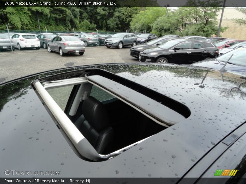 Brilliant Black / Black 2008 Mazda CX-7 Grand Touring AWD