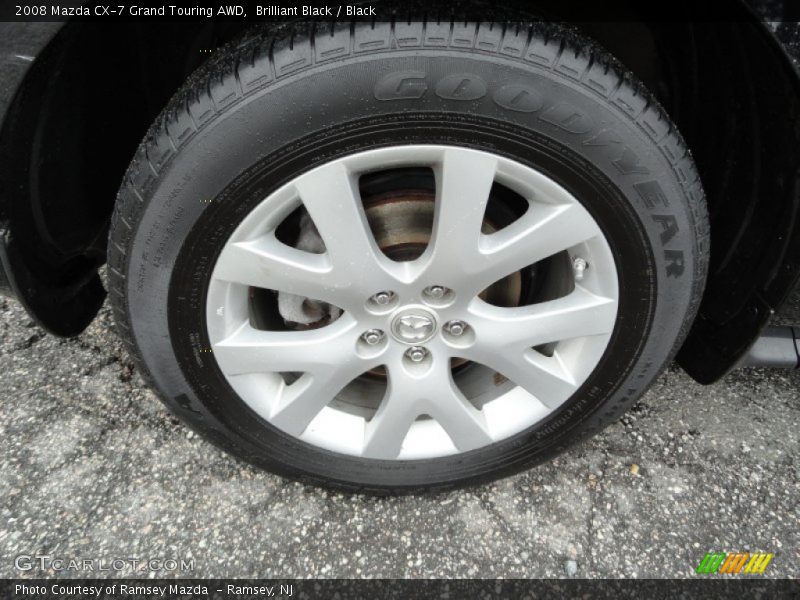 Brilliant Black / Black 2008 Mazda CX-7 Grand Touring AWD