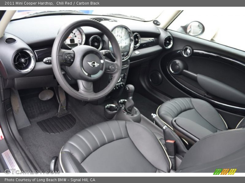 Chili Red / Carbon Black 2011 Mini Cooper Hardtop