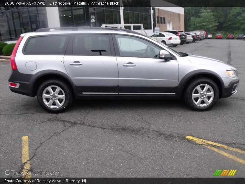 Electric Silver Metallic / Anthracite Black 2008 Volvo XC70 AWD