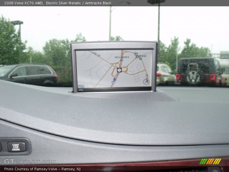 Electric Silver Metallic / Anthracite Black 2008 Volvo XC70 AWD