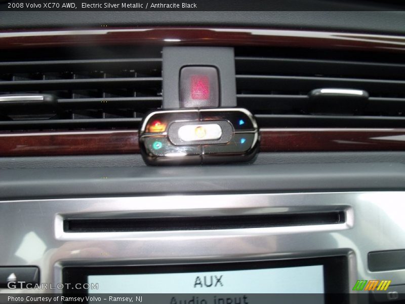 Electric Silver Metallic / Anthracite Black 2008 Volvo XC70 AWD