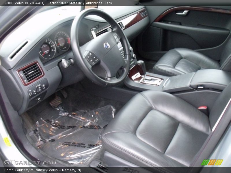 Electric Silver Metallic / Anthracite Black 2008 Volvo XC70 AWD