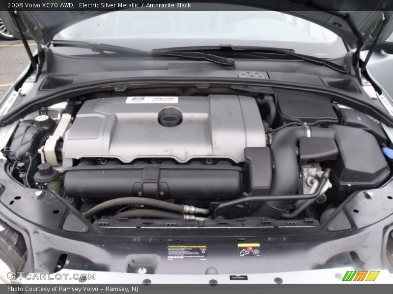 Electric Silver Metallic / Anthracite Black 2008 Volvo XC70 AWD
