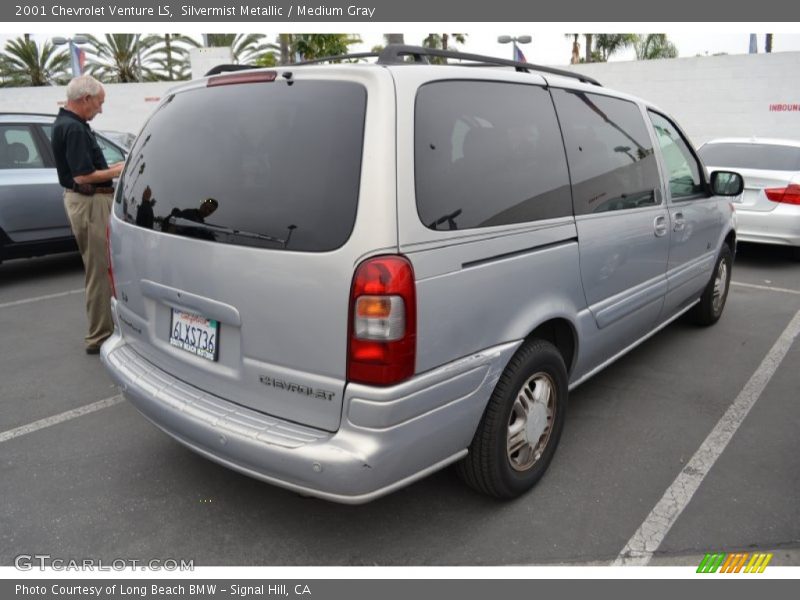 Silvermist Metallic / Medium Gray 2001 Chevrolet Venture LS