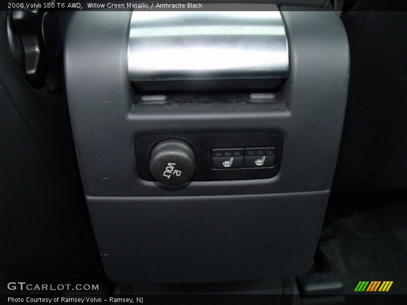 Willow Green Metallic / Anthracite Black 2008 Volvo S80 T6 AWD