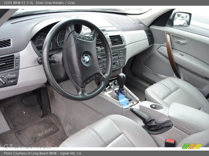 Silver Gray Metallic / Grey 2005 BMW X3 3.0i