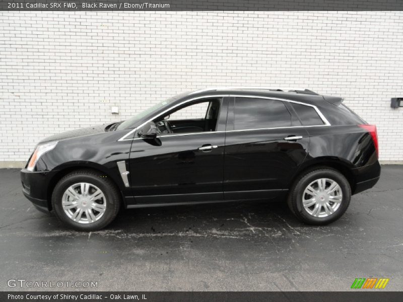 Black Raven / Ebony/Titanium 2011 Cadillac SRX FWD