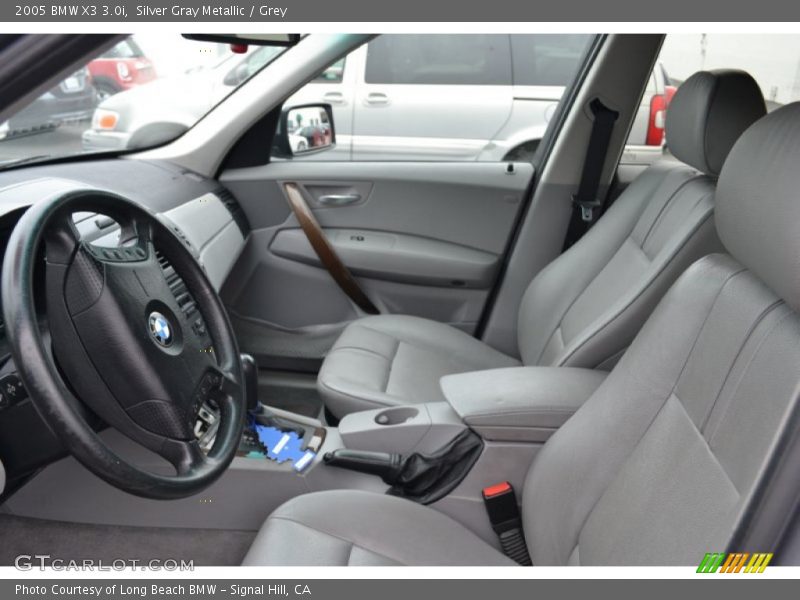 Silver Gray Metallic / Grey 2005 BMW X3 3.0i