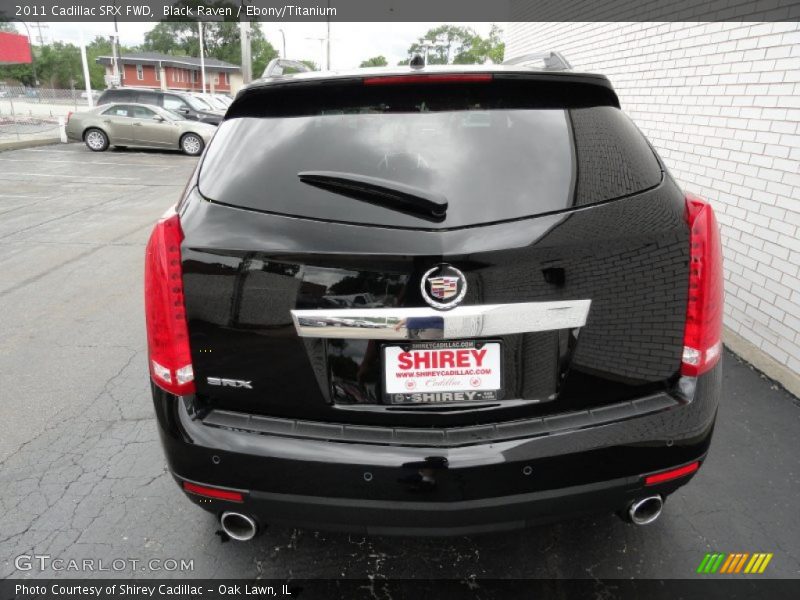 Black Raven / Ebony/Titanium 2011 Cadillac SRX FWD