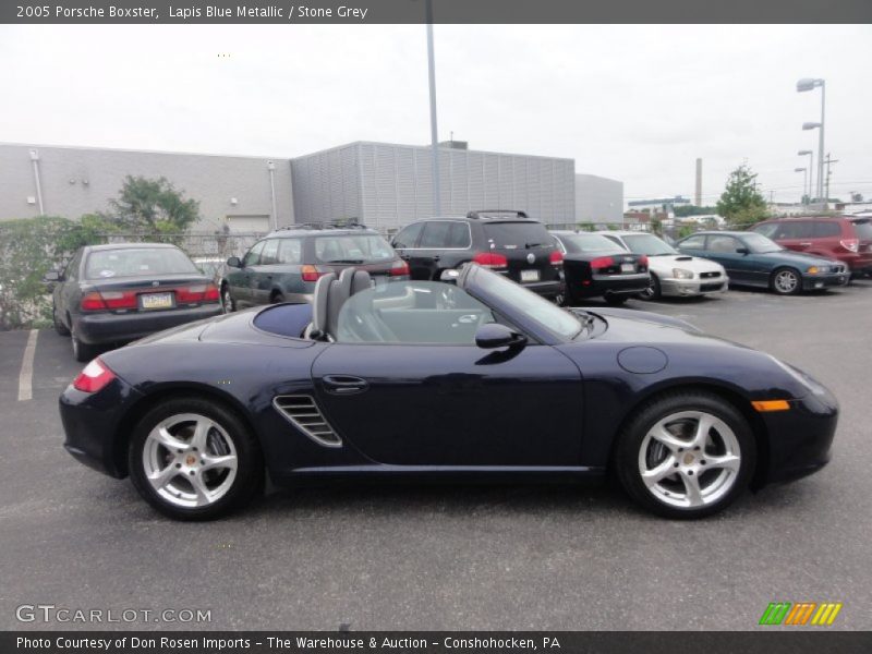 Lapis Blue Metallic / Stone Grey 2005 Porsche Boxster