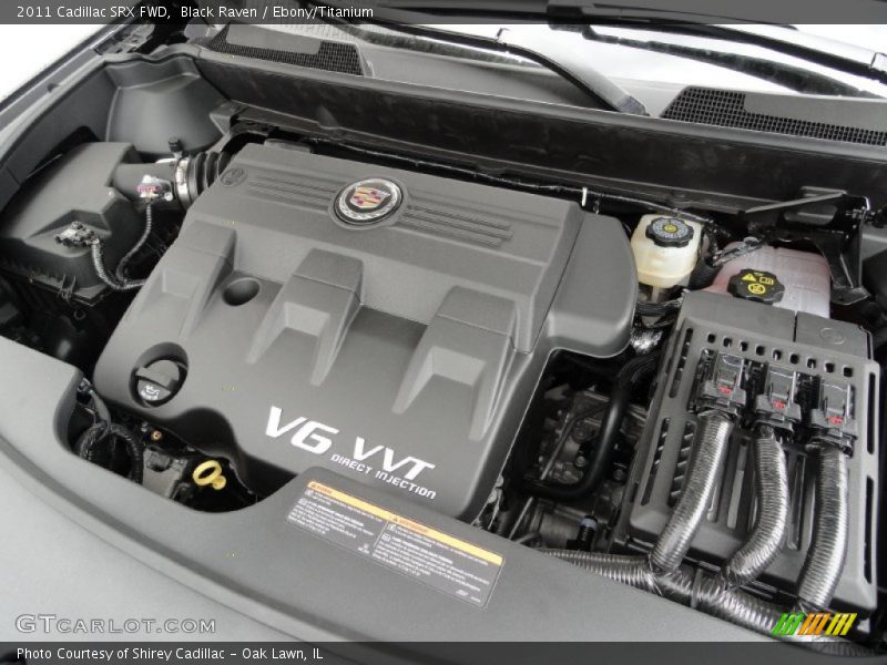 Black Raven / Ebony/Titanium 2011 Cadillac SRX FWD