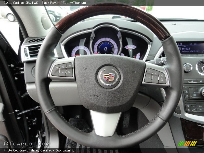 Black Raven / Ebony/Titanium 2011 Cadillac SRX FWD