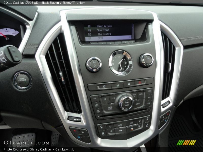 Black Raven / Ebony/Titanium 2011 Cadillac SRX FWD