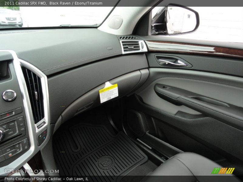 Black Raven / Ebony/Titanium 2011 Cadillac SRX FWD