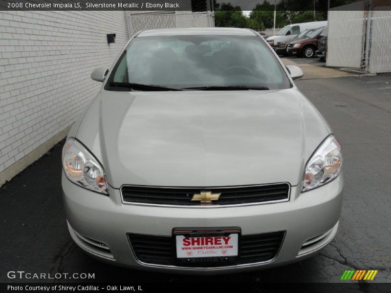 Silverstone Metallic / Ebony Black 2008 Chevrolet Impala LS