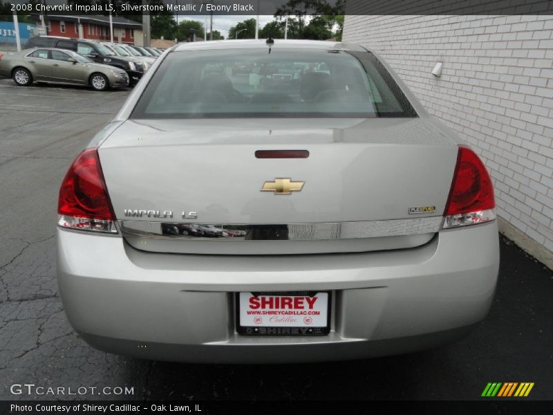 Silverstone Metallic / Ebony Black 2008 Chevrolet Impala LS