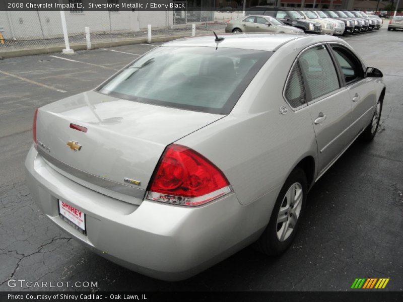 Silverstone Metallic / Ebony Black 2008 Chevrolet Impala LS