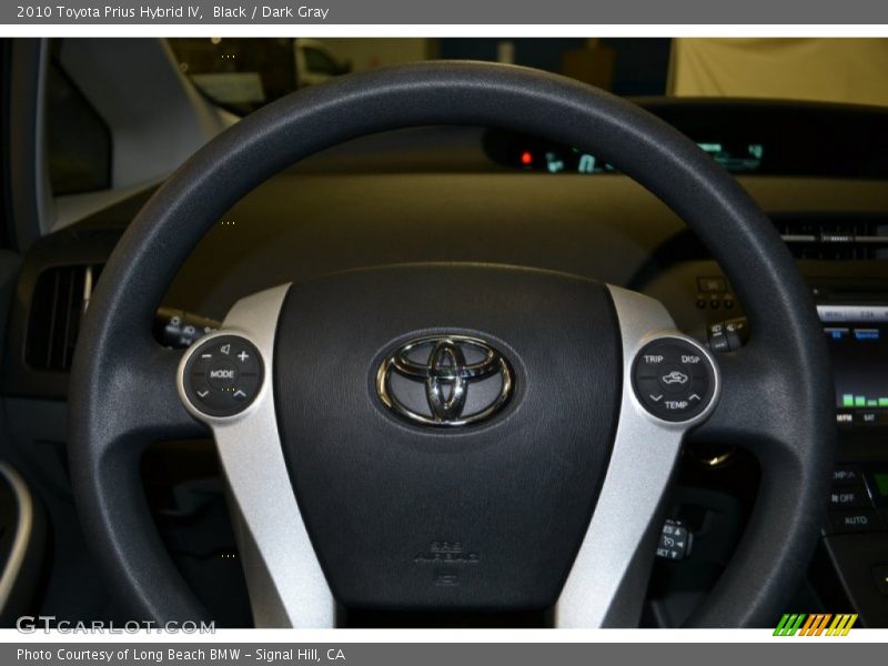 Black / Dark Gray 2010 Toyota Prius Hybrid IV