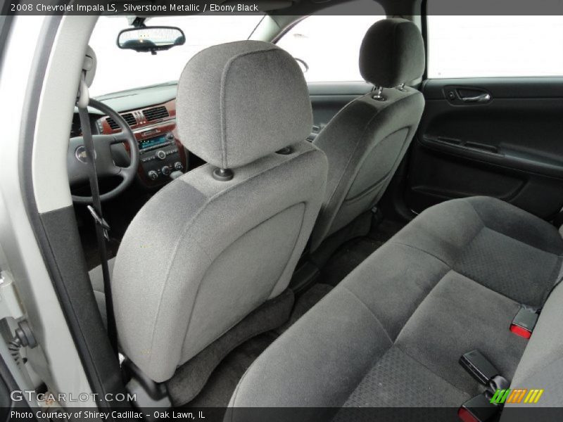 Silverstone Metallic / Ebony Black 2008 Chevrolet Impala LS