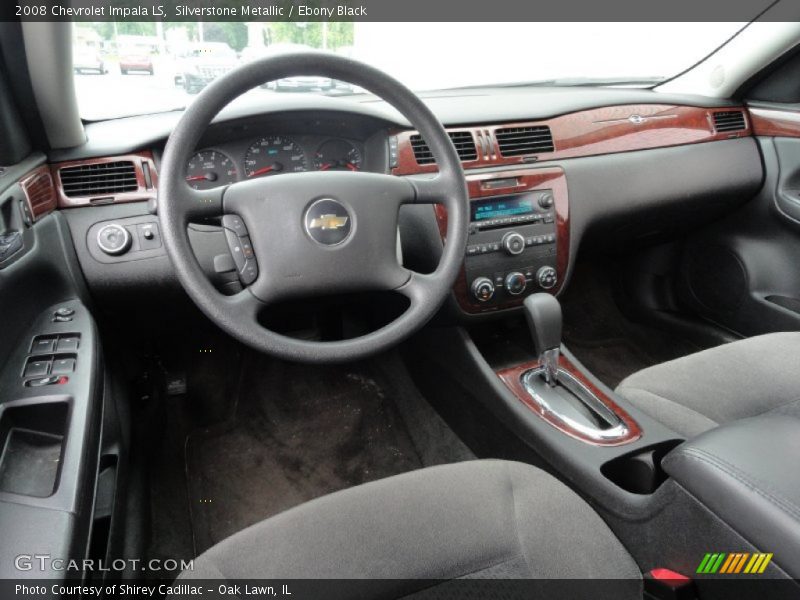 Silverstone Metallic / Ebony Black 2008 Chevrolet Impala LS