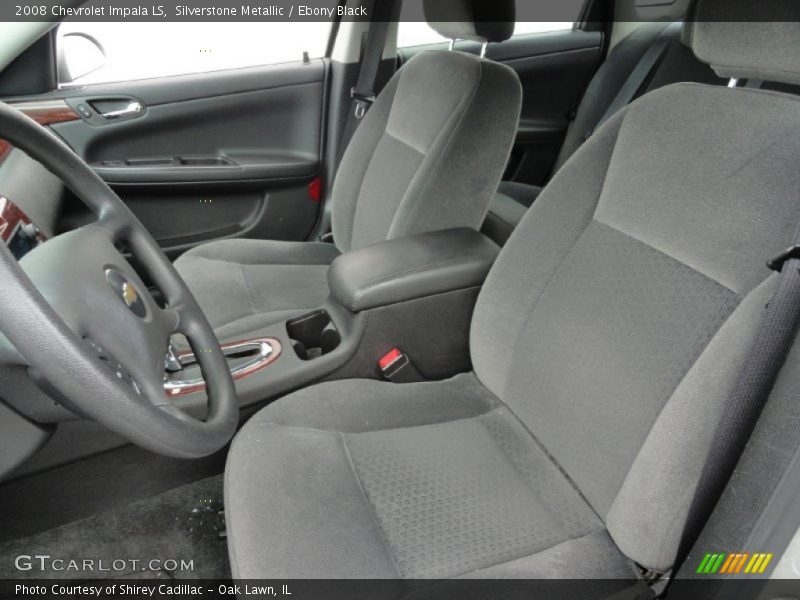 Silverstone Metallic / Ebony Black 2008 Chevrolet Impala LS