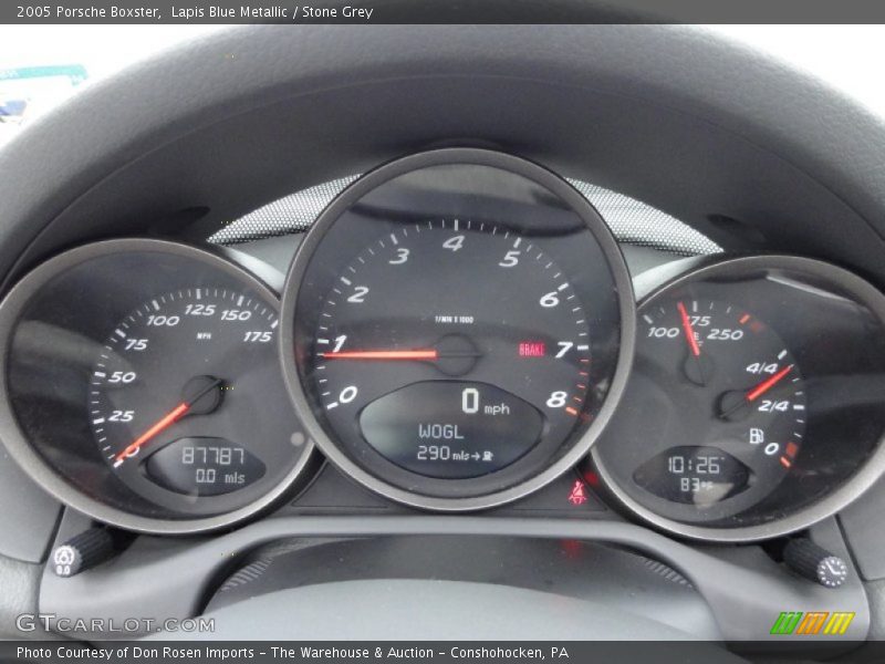  2005 Boxster   Gauges