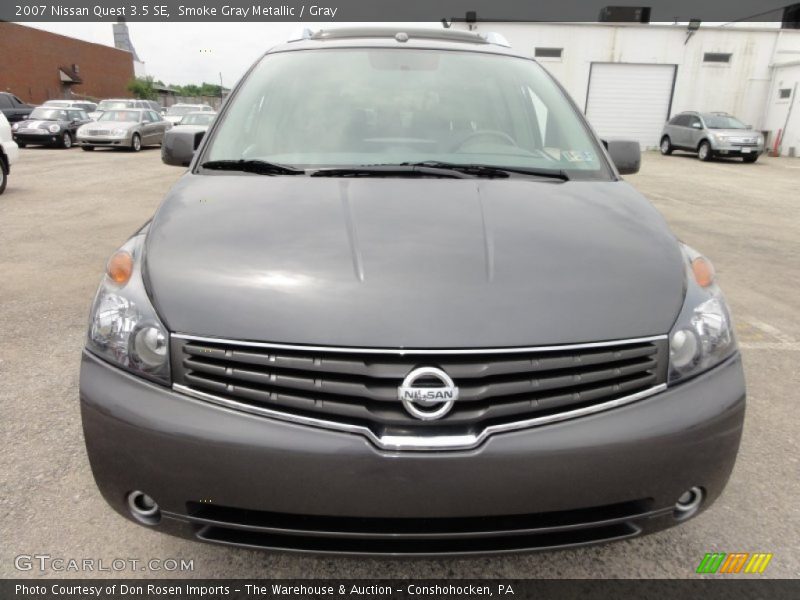 Smoke Gray Metallic / Gray 2007 Nissan Quest 3.5 SE