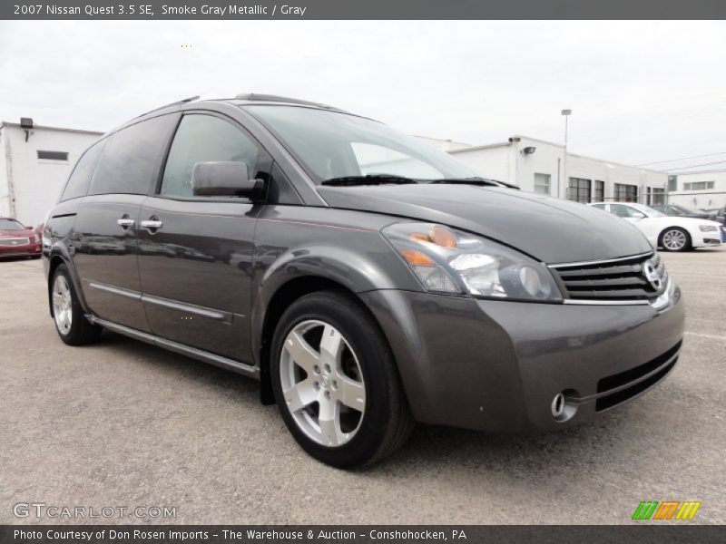 Smoke Gray Metallic / Gray 2007 Nissan Quest 3.5 SE