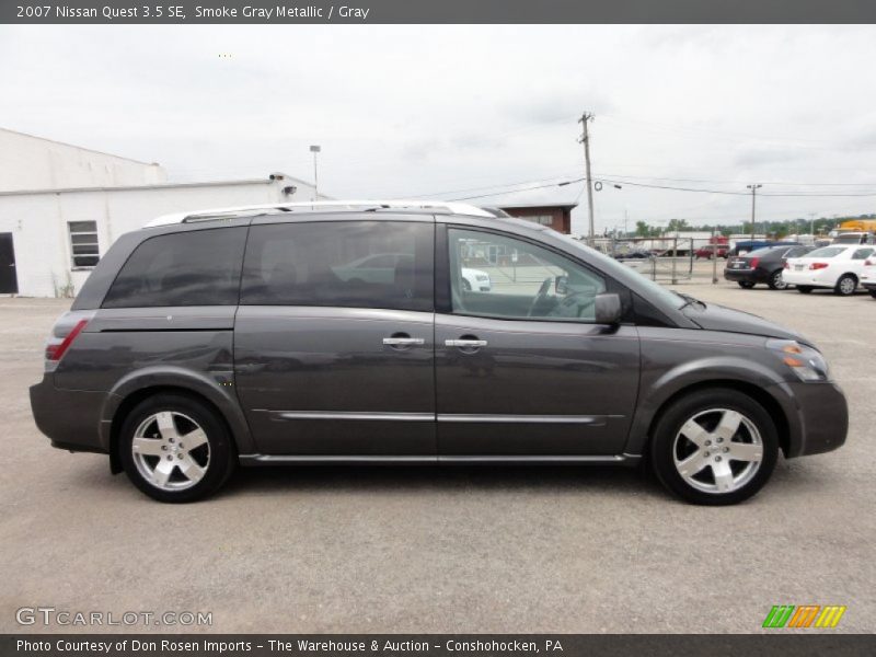 Smoke Gray Metallic / Gray 2007 Nissan Quest 3.5 SE