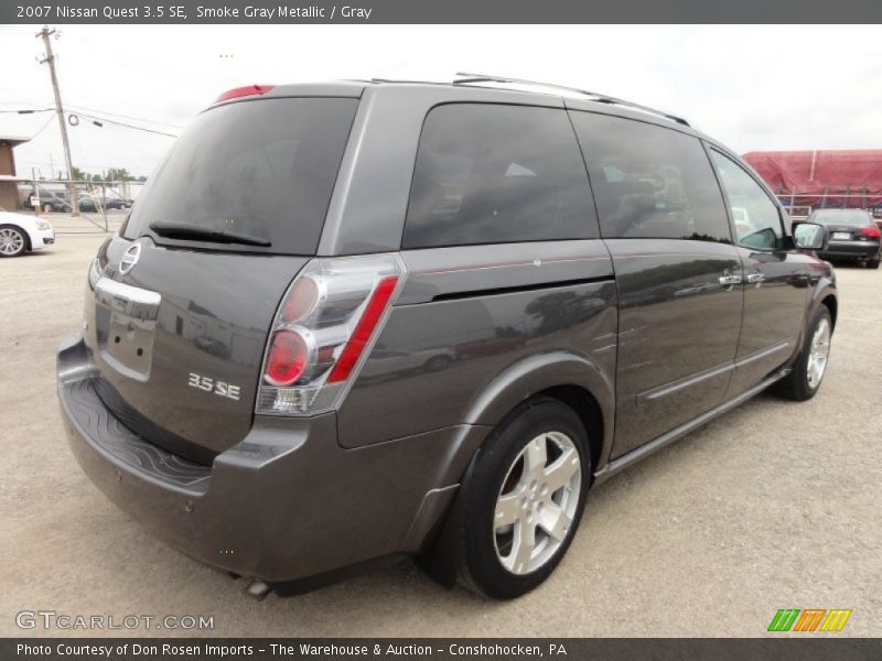 Smoke Gray Metallic / Gray 2007 Nissan Quest 3.5 SE