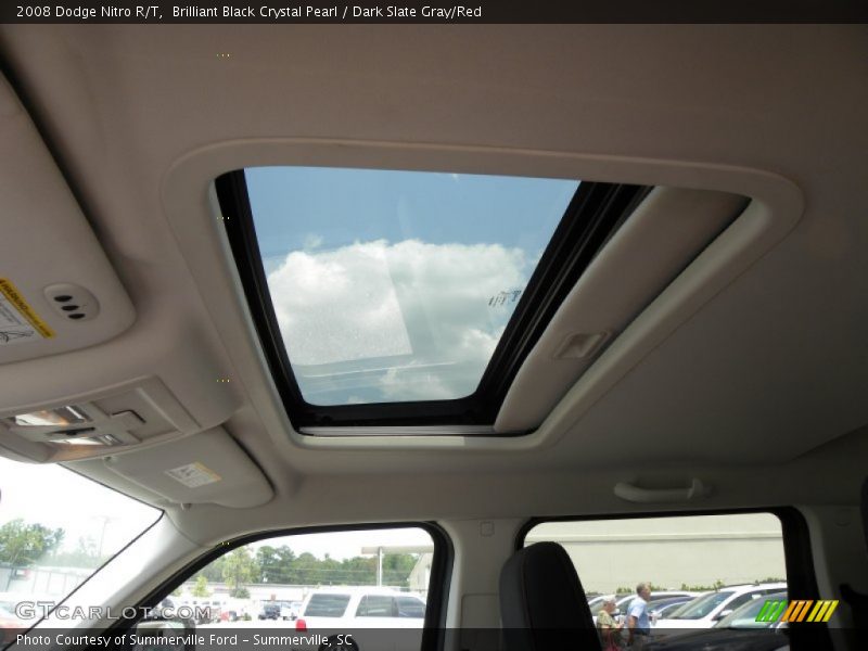 Brilliant Black Crystal Pearl / Dark Slate Gray/Red 2008 Dodge Nitro R/T