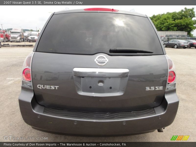 Smoke Gray Metallic / Gray 2007 Nissan Quest 3.5 SE