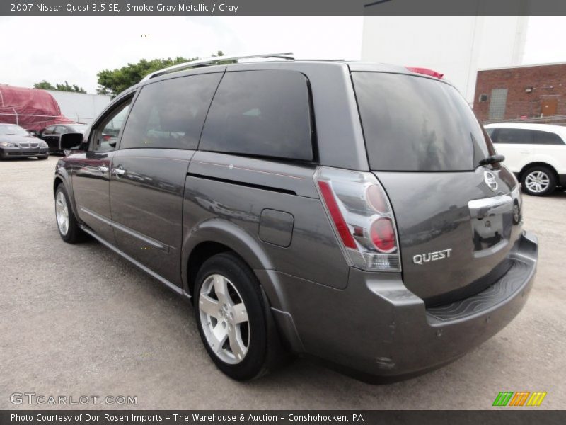 Smoke Gray Metallic / Gray 2007 Nissan Quest 3.5 SE