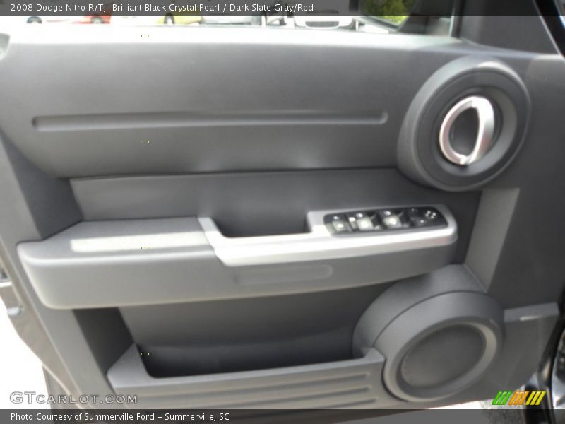 Brilliant Black Crystal Pearl / Dark Slate Gray/Red 2008 Dodge Nitro R/T